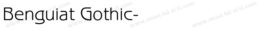 Benguiat Gothic字体转换